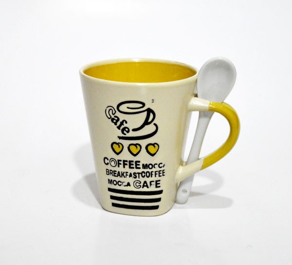 Coffee Mug With Spoon