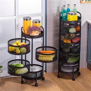 Multi tier Tier Rotating Shelf Round